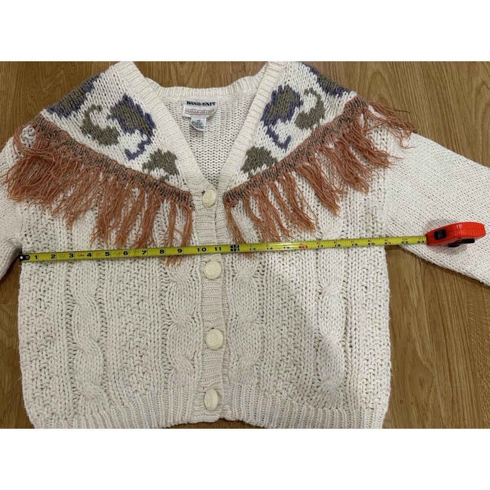 Vintage Sugar Co. LTD Hand Knit Sweater, Size Medium - Picture 4 of 6